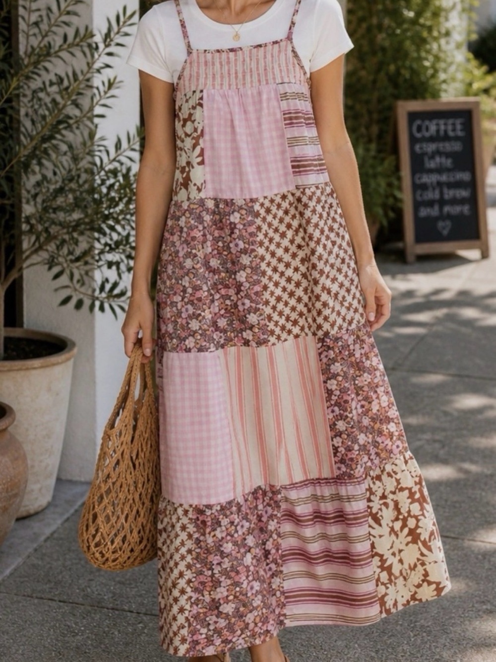 Universal Thread Patchwork Dress